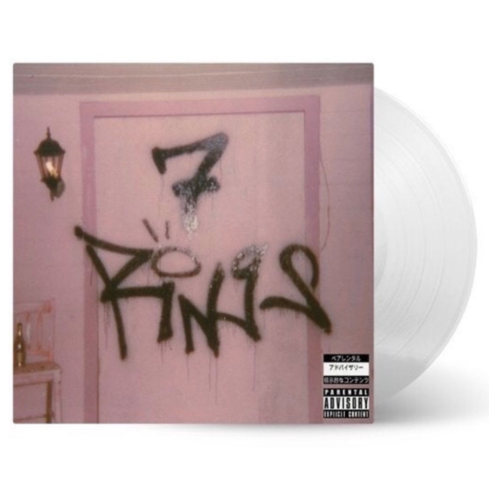 NEW Ariana Grande 7 Rings Vinyl 7” Clear